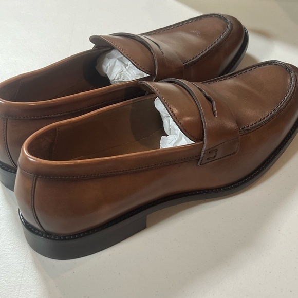 brand New To Boot New York Size 11 Adam Derrick Antique Brown Slip On Loafer - Picture 6 of 13